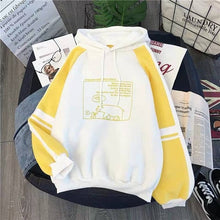 Load image into Gallery viewer, Women Plush Cute Bear Print Hoodie Long Sleeve  Hoody Female  Sweatshirts Loose Size Lovely Cotton Treetwear Top Spring Clothes