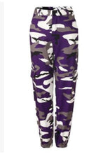 Load image into Gallery viewer, Women&#39;s Camouflage Cargo Trousers Casual Pants Military Army Combat Camouflage Jeans Sexy Women Casual Colorful Camou Jeans