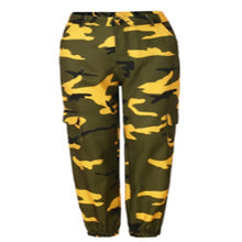 Load image into Gallery viewer, Women&#39;s Camouflage Cargo Trousers Casual Pants Military Army Combat Camouflage Jeans Sexy Women Casual Colorful Camou Jeans